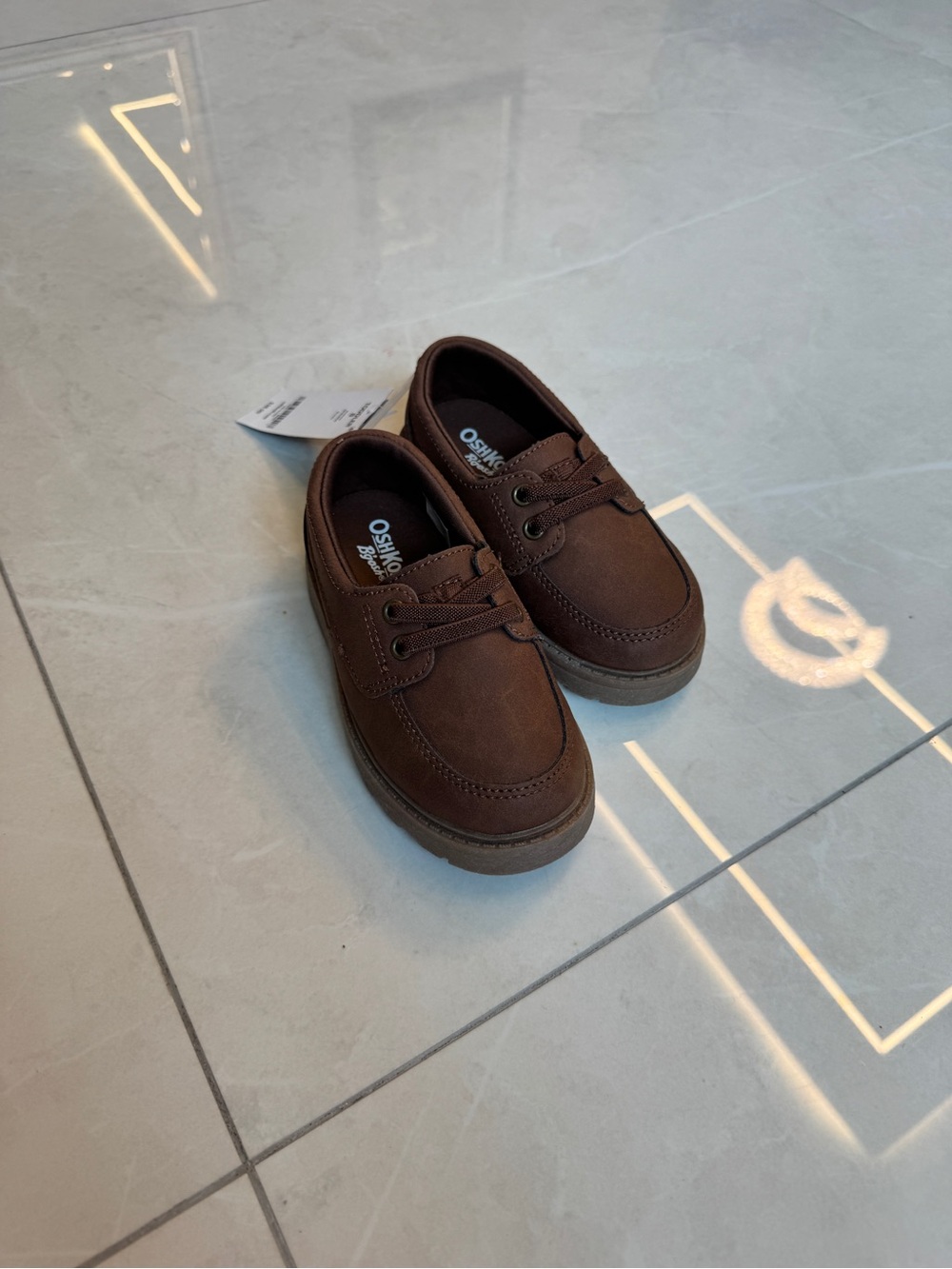 OshKosh B'gosh Brown Toddler Dress Lace-Up Shoes